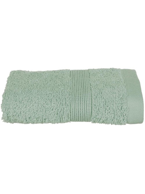 Serviette de toilette invite 30 x 50 cm Couleur moderne celadon - Kiabi