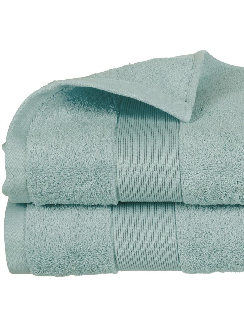 Serviette de toilette invite 30 x 50 cm Couleur moderne givre Bleu - Kiabi