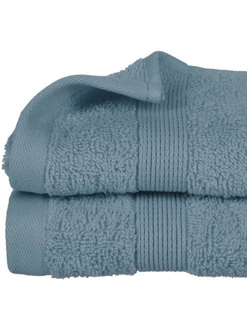 Serviette de toilette invite 30 x 50 cm Couleur moderne orage - Kiabi