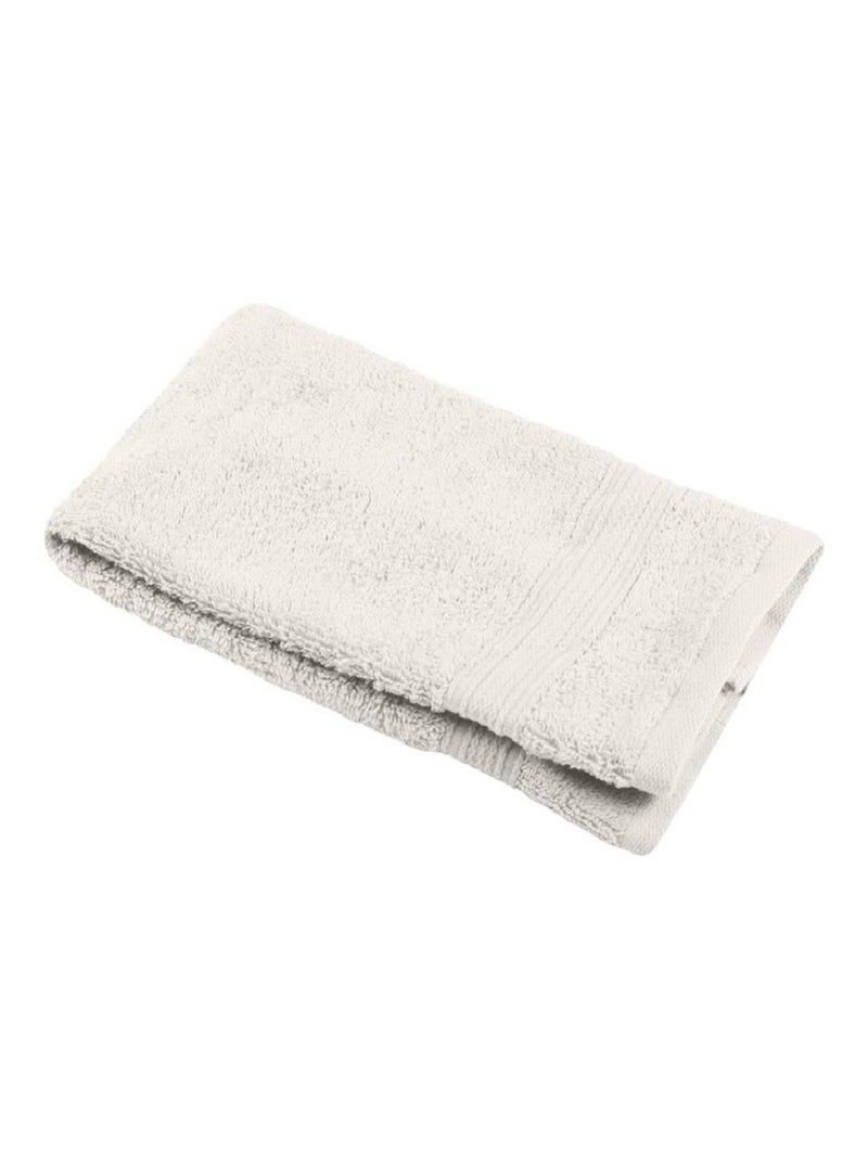 Serviette de toilette invite 30 x 50 cm Laguna Ecru Beige clair - Kiabi