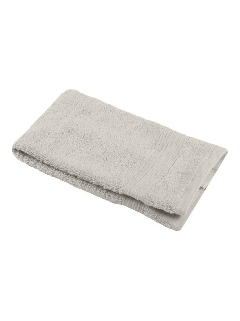Serviette de toilette invite 30 x 50 cm Laguna Lin Beige - Kiabi