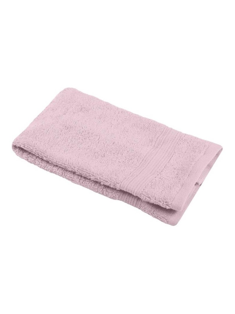 Serviette de toilette invite 30 x 50 cm Laguna Rose Rose - Kiabi
