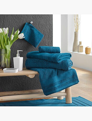 Serviette de toilette invite 30 x 50 cm Tendresse curry