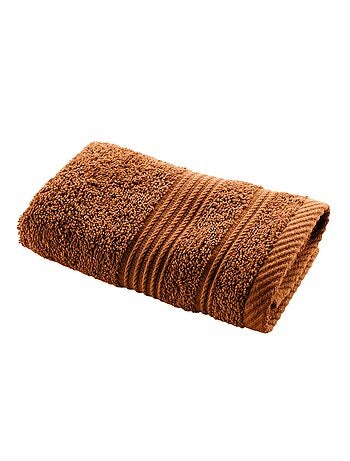 Serviette de toilette invite 30 x 50 cm Tendresse curry