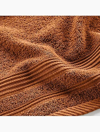 Serviette de toilette invite 30 x 50 cm Tendresse curry