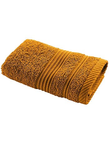 Serviette de toilette invite 30 x 50 cm Tendresse curry
