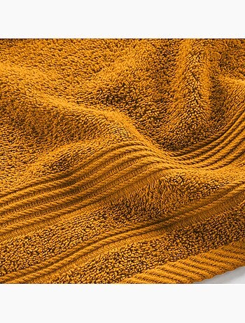 Serviette de toilette invite 30 x 50 cm Tendresse curry