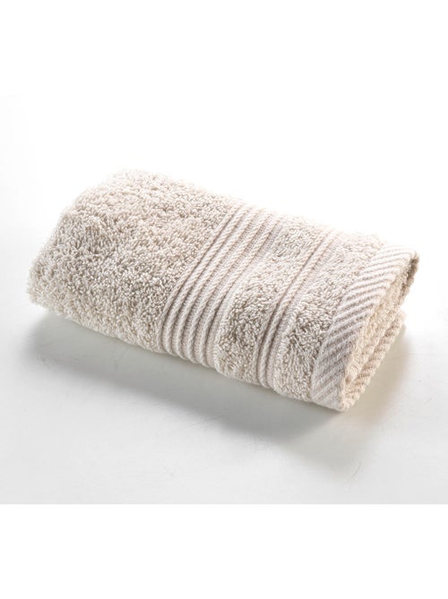Serviette de toilette invite 30 x 50 cm Tendresse lin - Kiabi Serviette de toilette invite 30 x 50 cm Tendresse lin - Kiabi