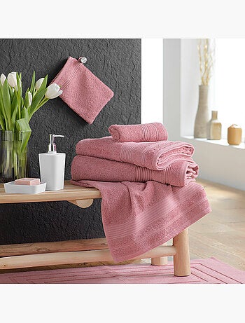 Serviette de toilette invite 30 x 50 cm Tendresse curry