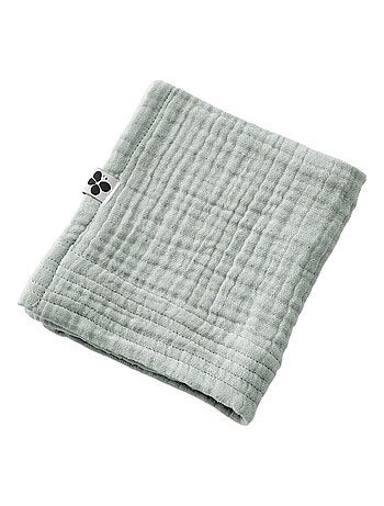 Serviette de toilette invite en gaze de coton Gaia