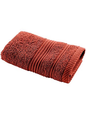 Serviette de toilette invite 30 x 50 cm Tendresse curry