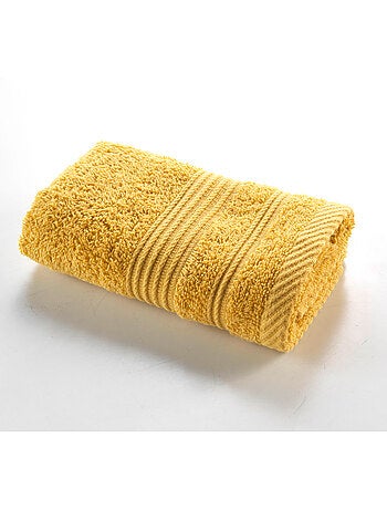 Serviette de toilette invite 30 x 50 cm Tendresse curry