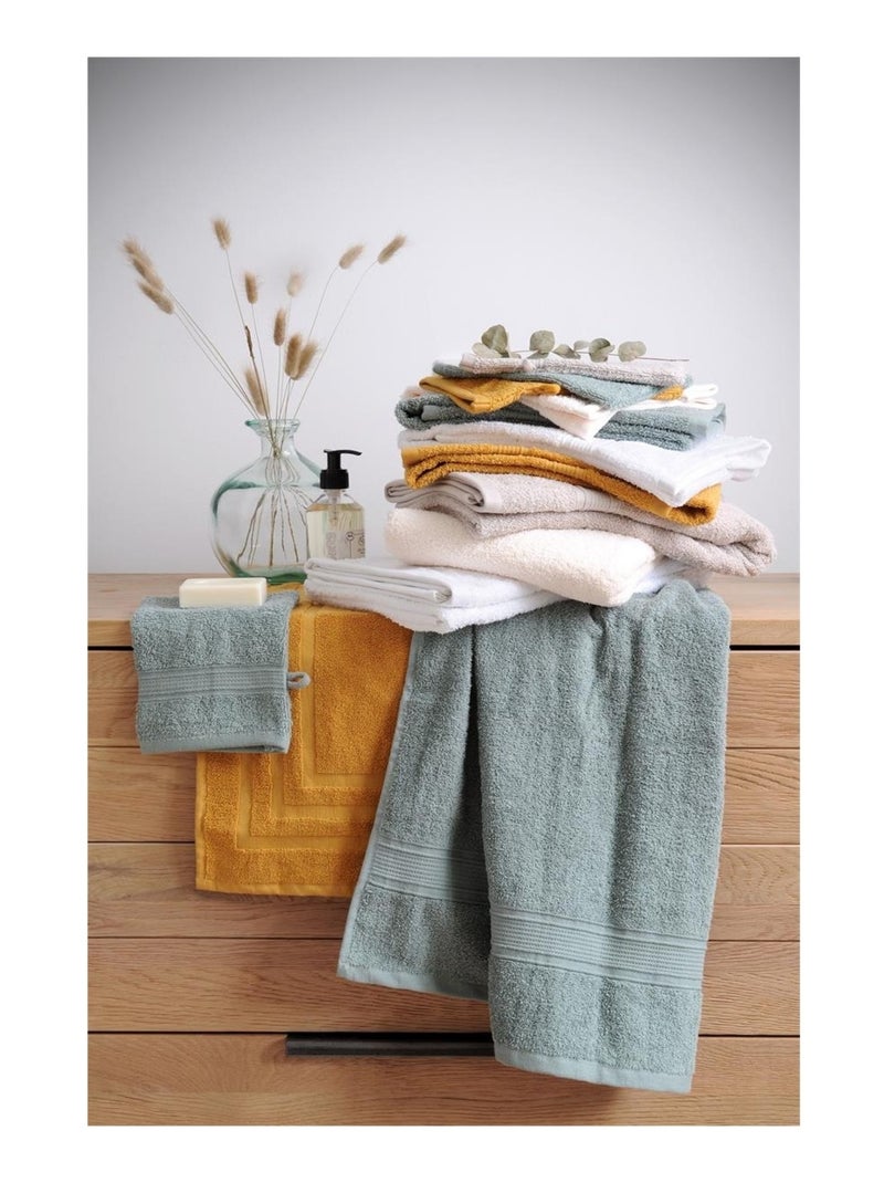 Serviette de toilette Laguna gris anthracite - Kiabi