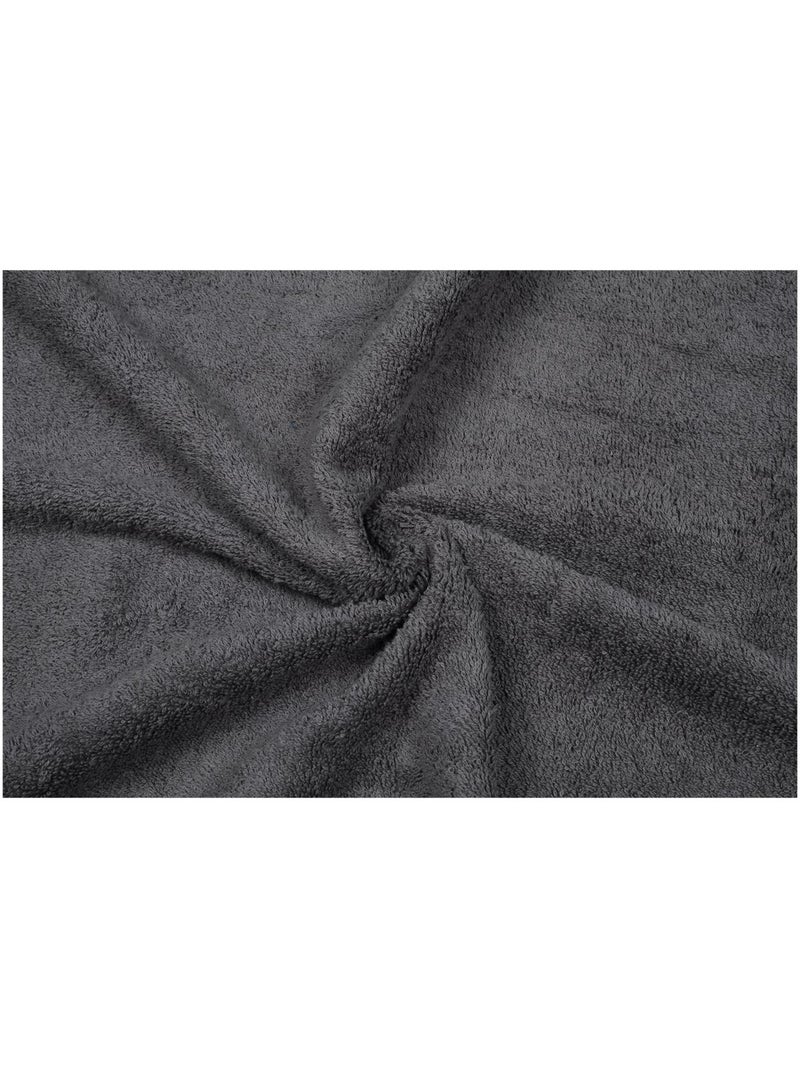 Serviette de toilette laguna Noir Gris anthracite - Kiabi