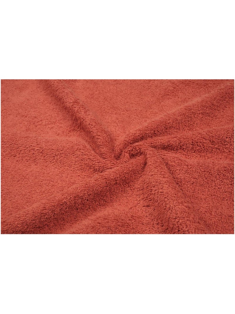 Serviette de toilette laguna Terre cuite - Kiabi