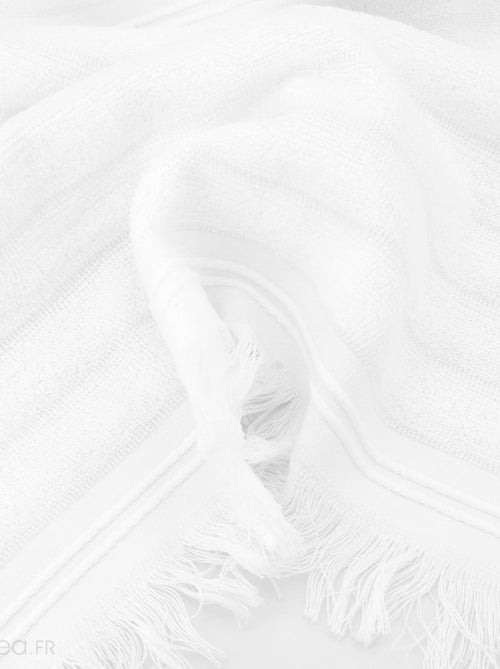 Serviette de toilette NATURAL STRIPES - Kiabi