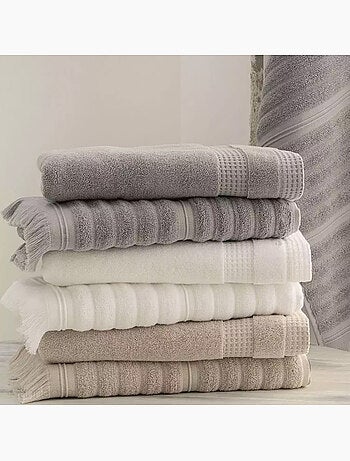 Serviette de toilette natural stripes