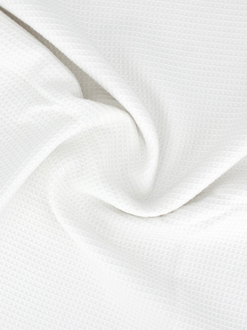 Serviette de toilette nid d'abeille PURE WAFFLE 300 g/m² Blanc - Kiabi