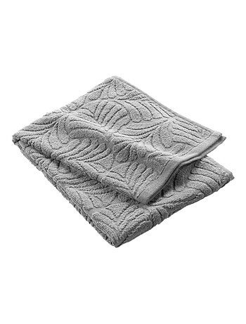 Serviette de toilette OCALA - Eponge ciselée unie