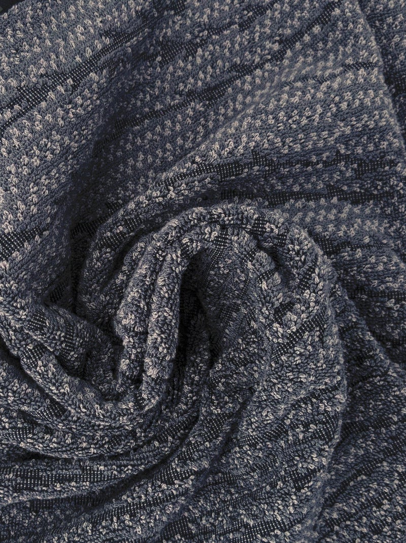 Serviette de toilette OSAKA Feuillage Gris - Kiabi