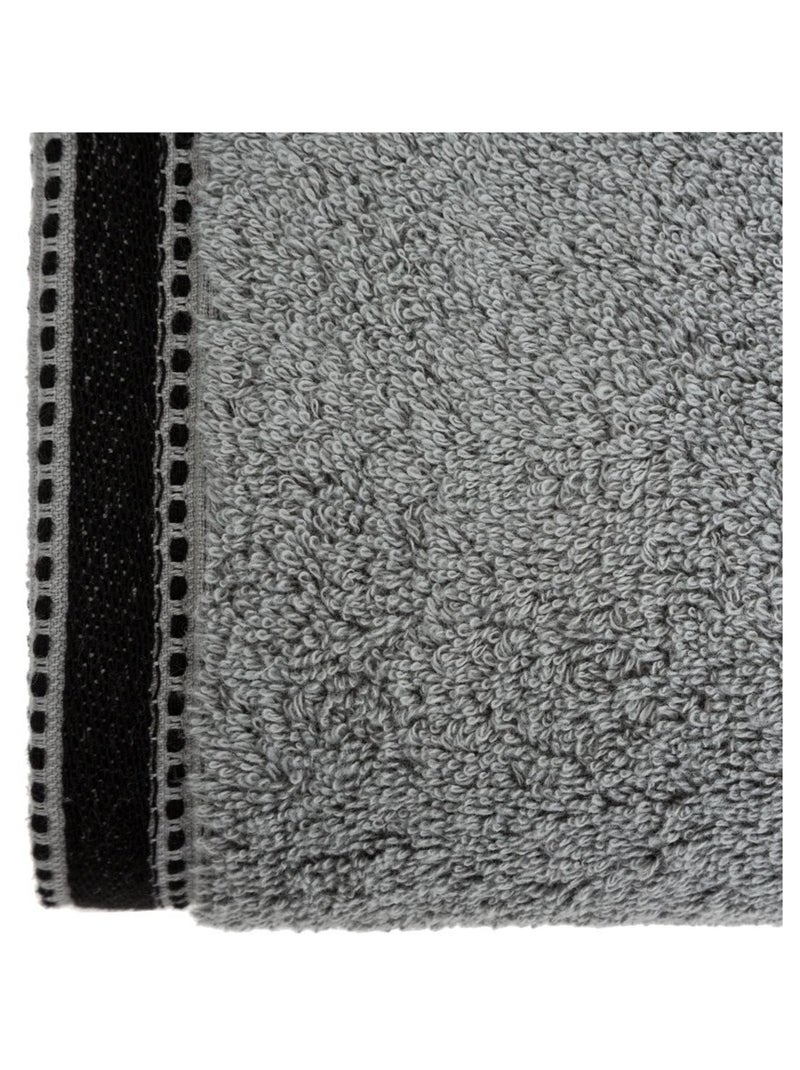 Serviette de toilette ou de bain Joia Gris foncé - Kiabi