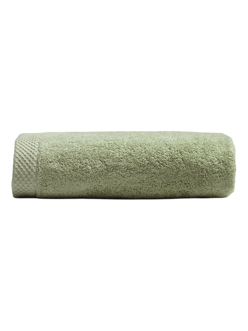 Serviette de toilette premium coton  600 g/m² Mirmande Vert - Kiabi