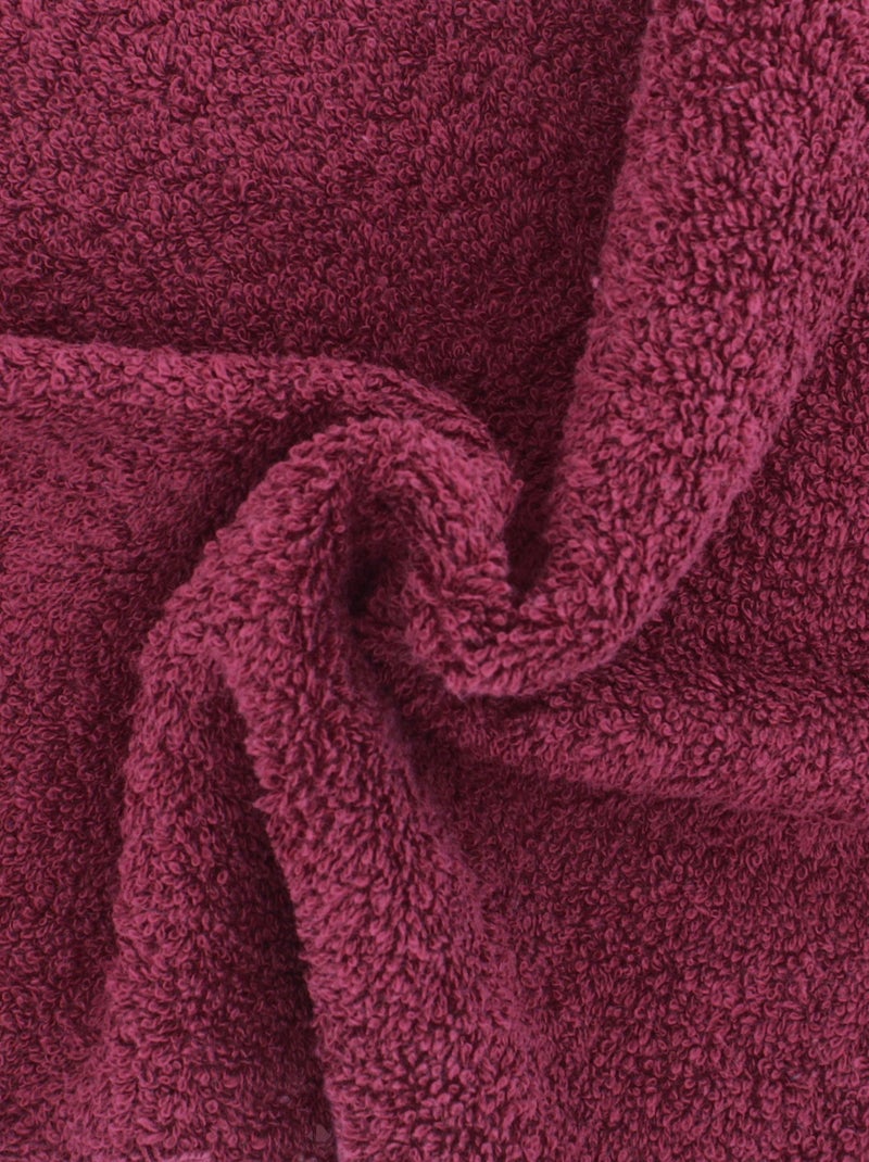 Serviette de toilette PURE Bordeaux - Kiabi