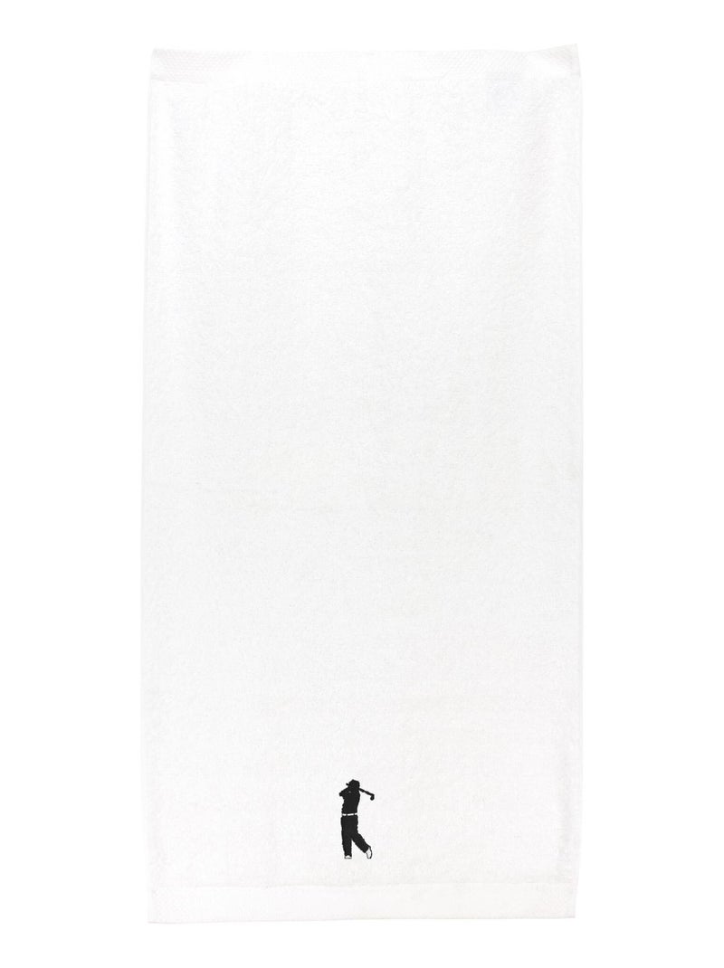 Serviette de toilette PURE GOLF Blanc - Kiabi