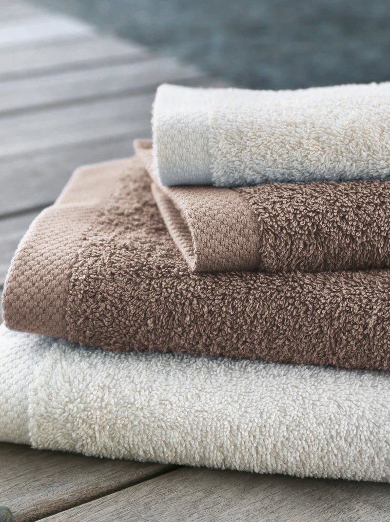 Serviette de toilette PURE Gris taupe - Kiabi