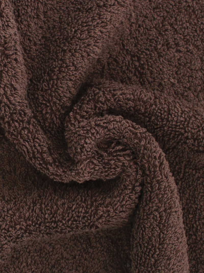 Serviette de toilette PURE Marron - Kiabi