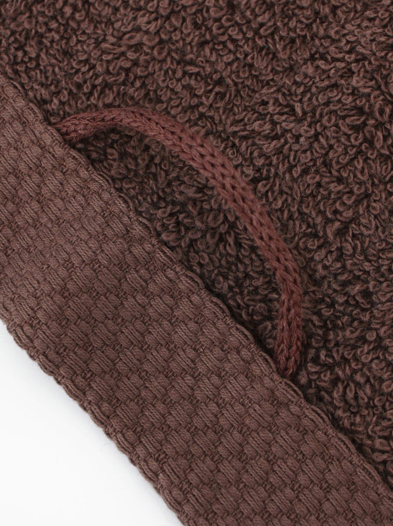Serviette de toilette PURE Marron - Kiabi
