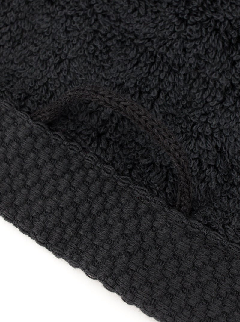 Serviette de toilette PURE Noir Noir - Kiabi