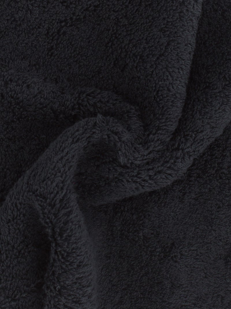 Serviette de toilette PURE Noir Noir - Kiabi