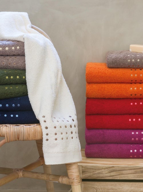 Serviette de toilette PURE POINTS - Kiabi