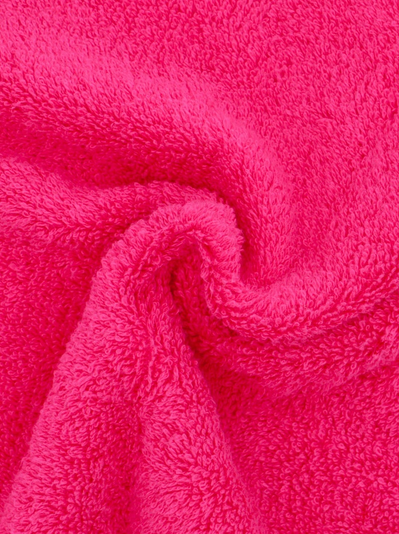 Serviette de toilette PURE Rose fushia - Kiabi