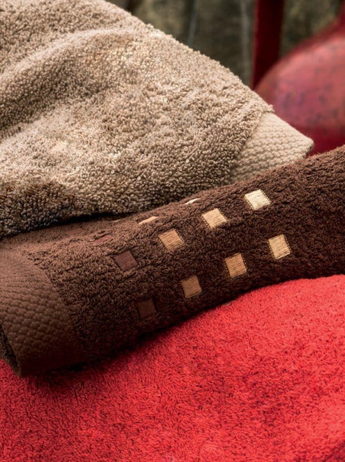 Serviette de toilette PURE SQUARES - Kiabi