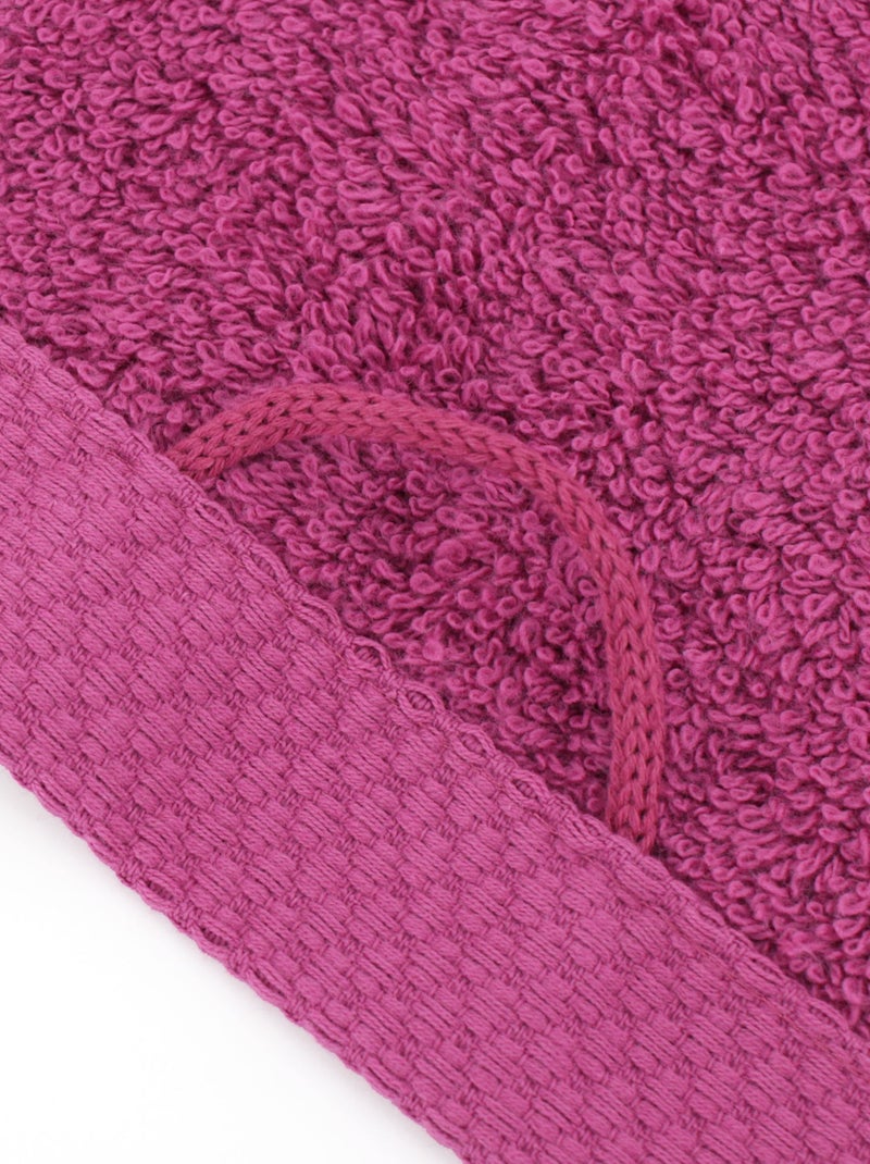 Serviette de toilette PURE Violet prune - Kiabi