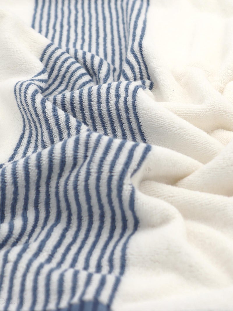 Serviette de toilette RIBBON Bleu - Kiabi