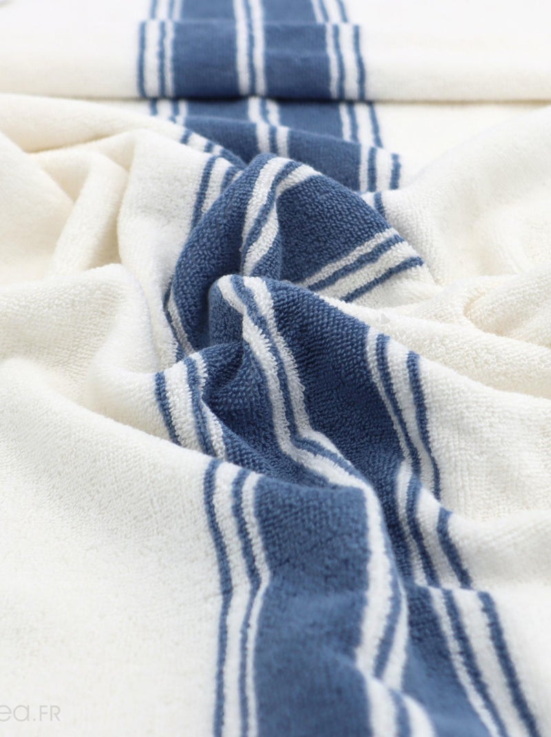 Serviette de toilette RIBBON II Bleu - Kiabi