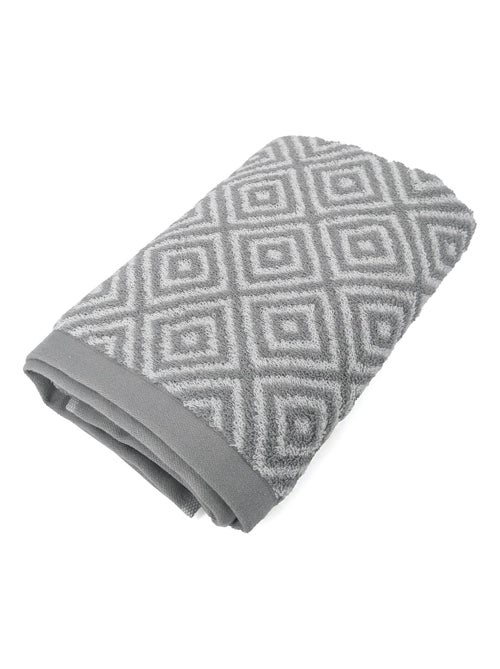 Serviette de toilette  SYMETRIE coton Losanges - Kiabi