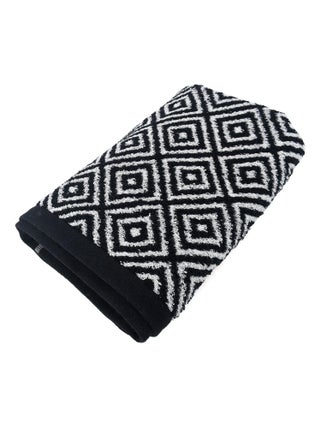 Serviette de toilette  SYMETRIE coton Losanges