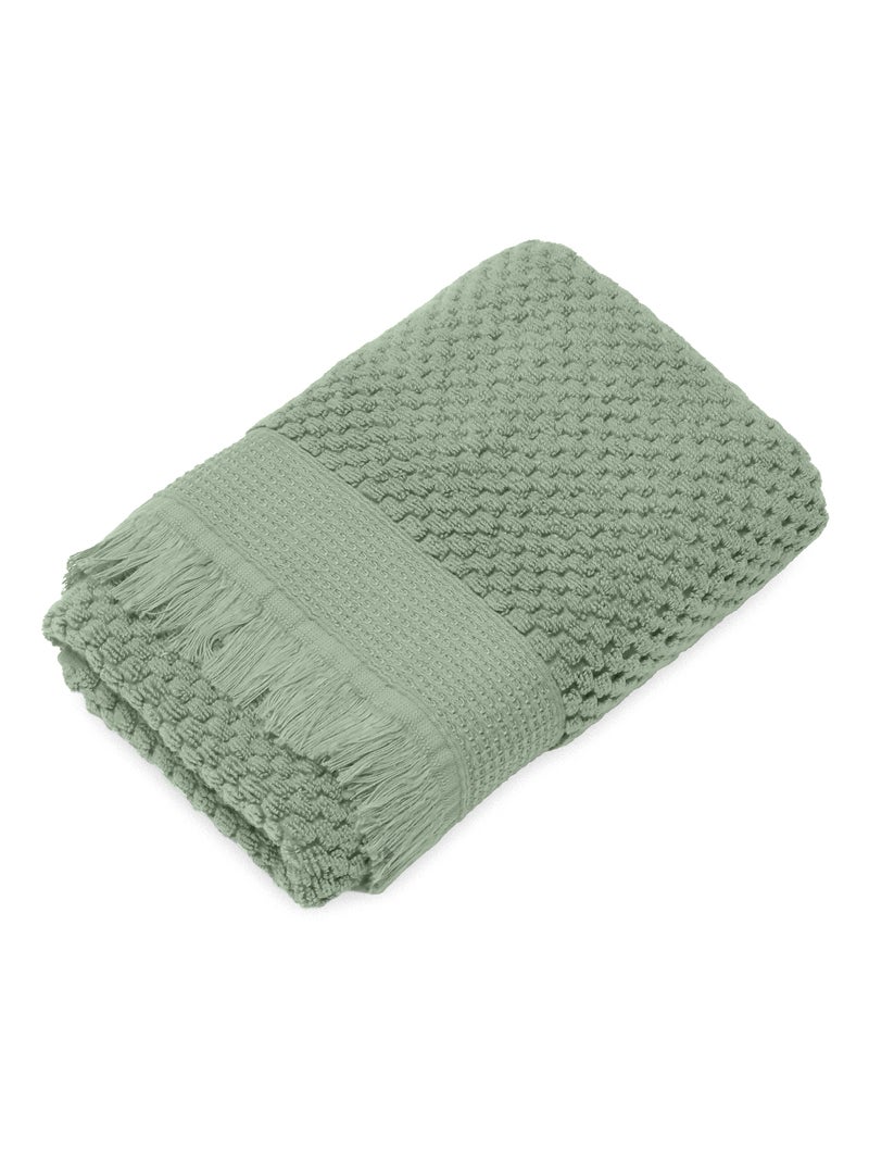 Serviette de toilette TETHYS Vert olive - Kiabi