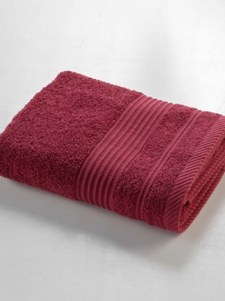Serviette de Toilette unie 50x90 cm - Collection Tendresse - Éponge 500 g/m²