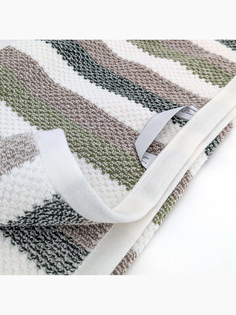 Serviette de toilette VISTA Vert - Kiabi