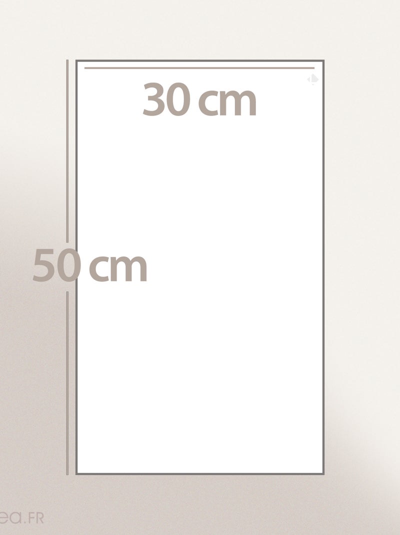 Serviette d'invité 30x50 TETHYS Blanc - Kiabi