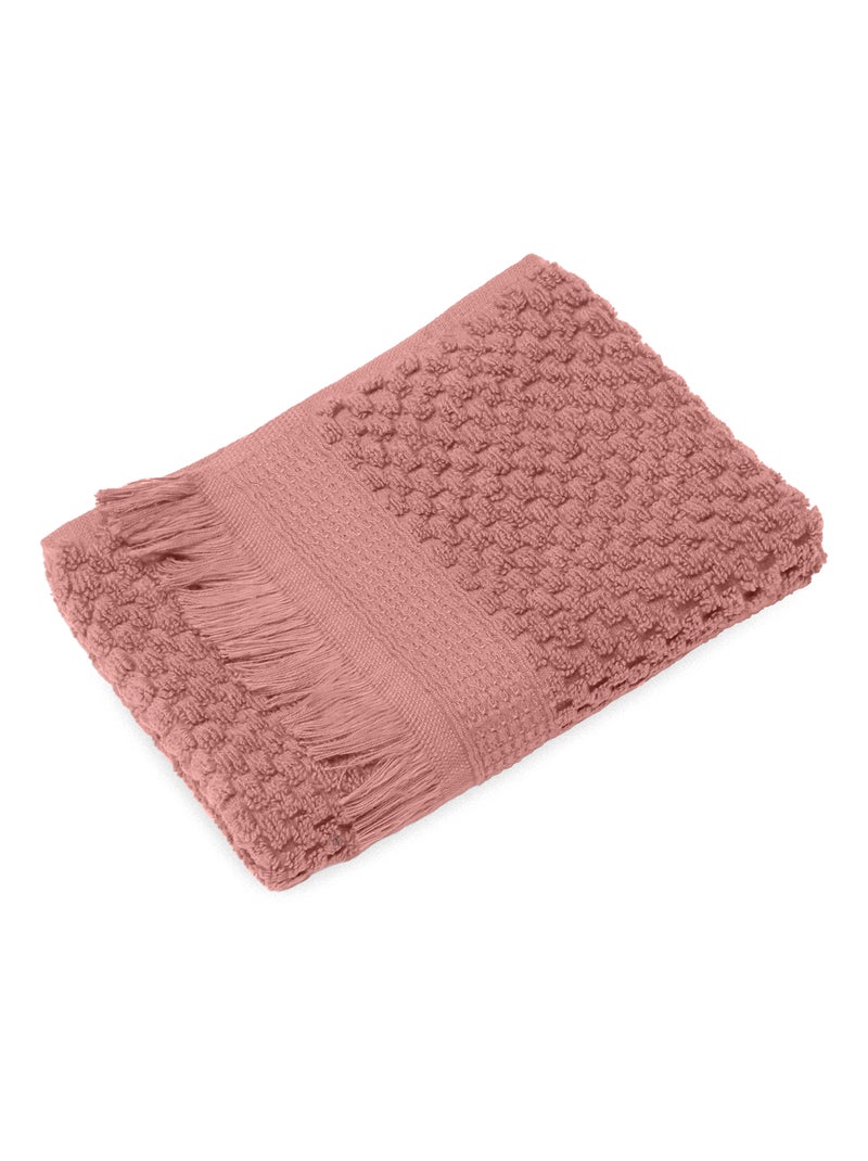 Serviette d'invité 30x50 TETHYS Rose pâle - Kiabi