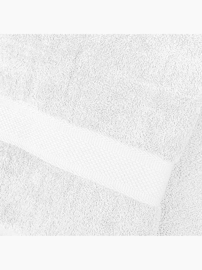 Serviette, Drap de bain en coton 500 gr/m2 LAGUNE par Soleil d'ocre Blanc - Kiabi