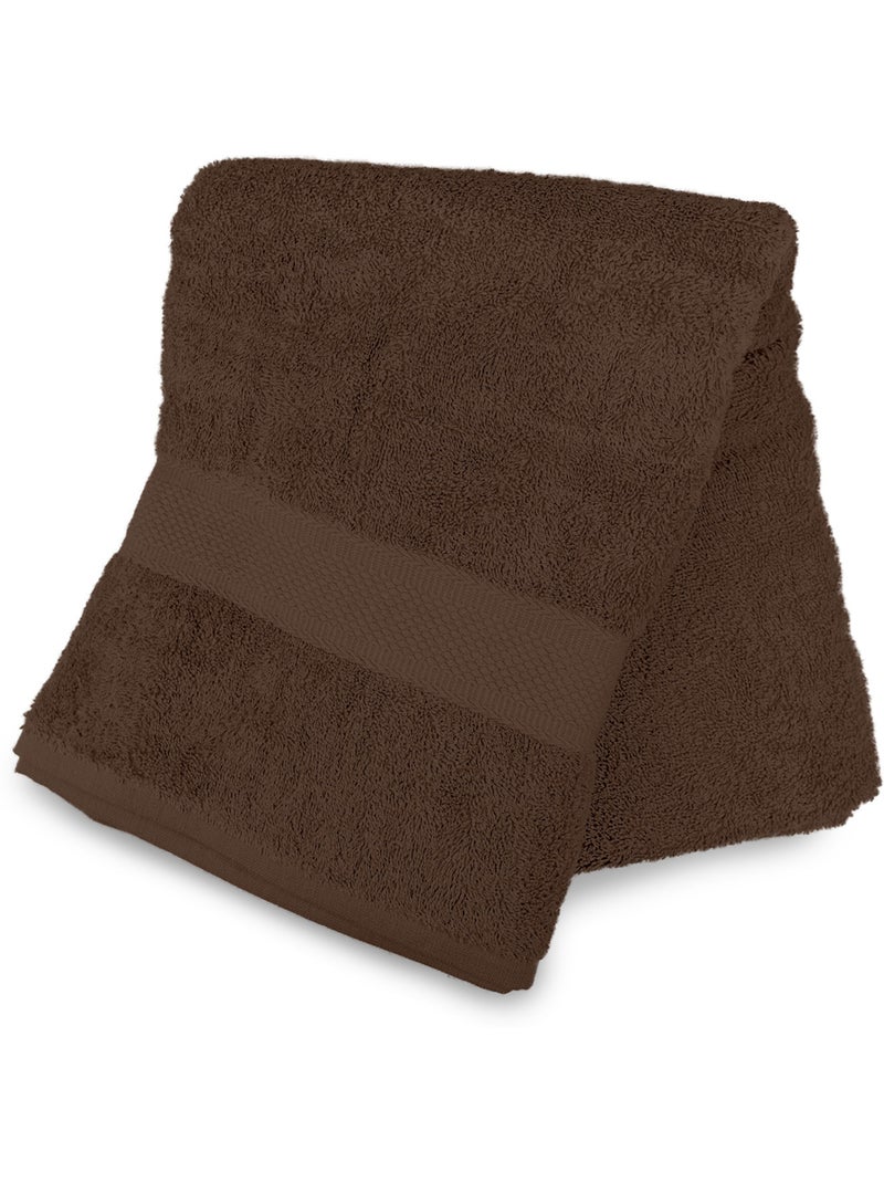 Serviette, Drap de bain en coton 500 gr/m2 LAGUNE par Soleil d'ocre Marron - Kiabi