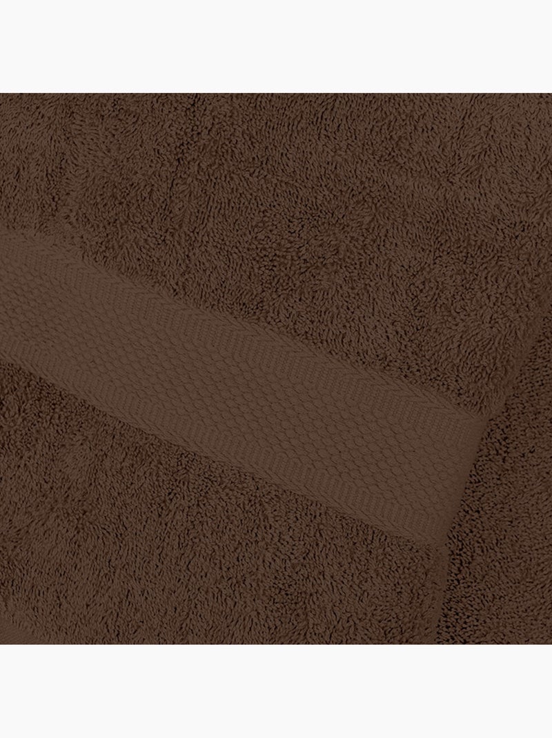 Serviette, Drap de bain en coton 500 gr/m2 LAGUNE par Soleil d'ocre Marron - Kiabi
