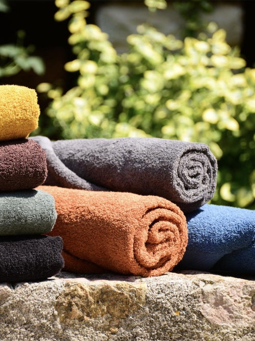 Serviette, Drap de bain en coton 500 gr/m2 LAGUNE par Soleil d'ocre - Kiabi